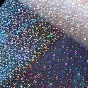 Nhà Máy Giá 3 inch trong suốt cầu vồng Holographic nhiệt cán phim Hologram ướt cán phim - Product Image 2