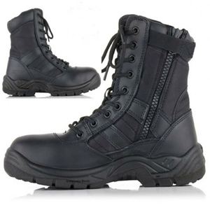 Botas de Combate Profesionales Unisex para Boxeo y Lucha Libre, con Suela de Cuero Genuino, Ligeras, Transpirables y Antideslizantes - Product Image 5