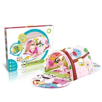 Tapis en peluche pour bébé pour petit bébé Tapis de jeu en coton doux pour bébé
