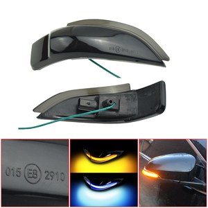 Luz Intermitente Secuencial Azul y Amarilla, Marcador Lateral, Indicador de Espejo, Luz de Señal de Giro para <span class=keywords><strong>Toyota</strong></span> CAMRY COROLLA <span class=keywords><strong>YARIS</strong></span> VENZA 2012-2016 - Product Image 4