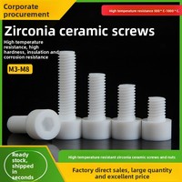Tige en céramique de zircone résistante aux hautes températures, douille hexagonale, antistatique, isolante, M3M4M6M8