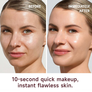 Crème tonifiante hydratante éclaircissante longue durée 3 en 1 à microcapsules, imperméable, pour le visage, base de maquillage - Product Image 6