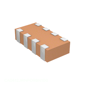 Distribuidor Autorizado CA0612JRNPO9BN100 CAP ARRAY 10pF 50V NPO 0612 10pF Condensador de Montaje Superficial - Product Image 1