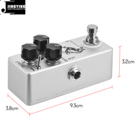 Jingying 2025 usine Mini pédales de guitare série Silver Horse Overdrive pédale d'effet de guitare électrique pièces et accessoires de guitare