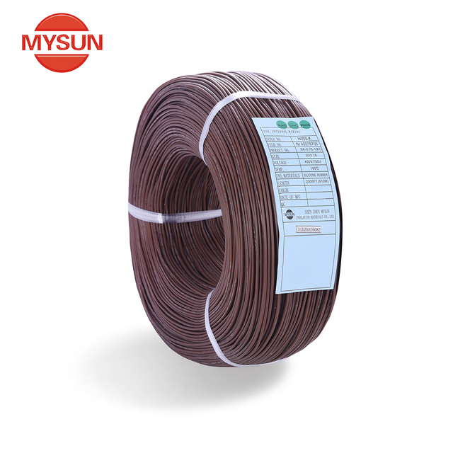 Electrical Wires and Cables 2mm 450V /750V Silicone Rubber Strands Wire Copper Vde Silicone Cable
