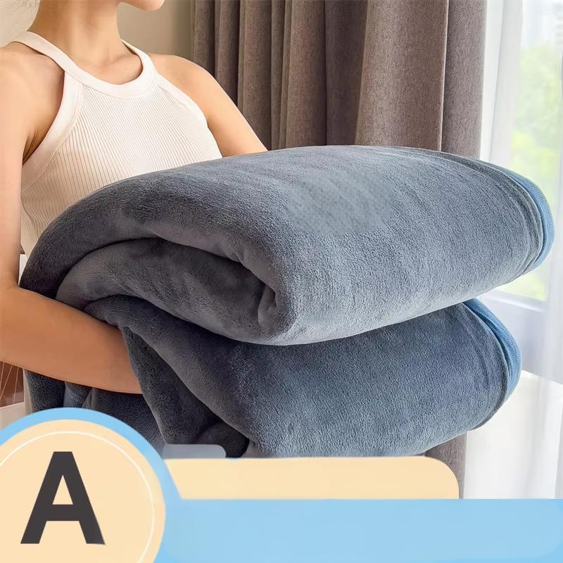 Blue gray-class a milk velvet blanket