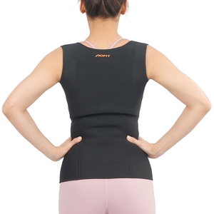 Gilet <span class=keywords><strong>de</strong></span> <span class=keywords><strong>sudation</strong></span> en néoprène pour femmes, perte <span class=keywords><strong>de</strong></span> poids, Sauna, gilet amincissant avec <span class=keywords><strong>ceinture</strong></span> ajustable - Product Image 5