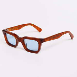 Lunettes de soleil polarisées carrées en acétate UV400, monture fine, style vintage 2025, personnalisables avec logo, pour hommes et femmes - Product Image 1