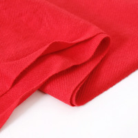 Hijabs rouges de luxe en cachemire avec écharpe Pashmina d'excellente qualité avec pompon pour châles d'hiver pour dames