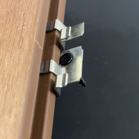 Clips de fixation pour terrasse en WPC, accessoires en métal, clips en acier inoxydable pour terrasse composite extérieure, clips à quatre griffes, fixations pour planches de terrasse