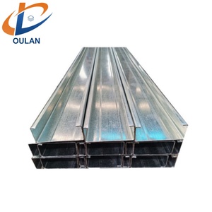 โครงเหล็กขึ้นรูปเย็นน้ำหนักเบาสำหรับผนังกั้นอาคารแบบโมดูลาร์และระบบฉนวนผนังภายในเหล็กรูปตัวซี - Product Image 6