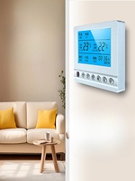 Termostato Digital WiFi de bobina de ventilador más vendido para unidades centrales de CA/calefacción, sistemas HVAC, parte del termostato del controlador de temperatura