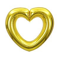 Ballon en forme de cœur de 40 pouces Ballon surdimensionné en feuille d'aluminium pour la décoration de la Saint-Valentin