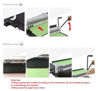 Capacité de poinçonnage 15 feuilles Capacité de reliure Double fil Binder YS TD-1500B34 Machine à relier 34 trous
