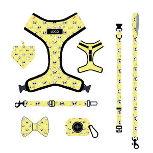 OEM kustom desainer kucing peliharaan <span class=keywords><strong>Harness</strong></span> luar ruangan berjalan kalung anjing dapat disesuaikan dan tali Fashion kustom anjing kucing <span class=keywords><strong>Harness</strong></span> Set - Product Image 5