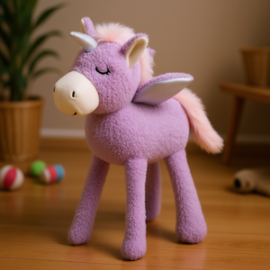 Peluche de Unicornio de 33 cm, Animal de Peluche Suave para Mascotas - Product Image 3