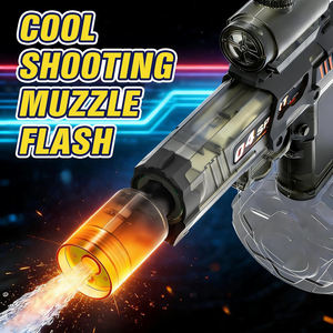 Pistolet à eau automatique avec flash de fumée et son de jet d'eau, jouet d'été pour l'extérieur et la <span class=keywords><strong>plage</strong></span>, pistolet à eau électrique pour enfants et adultes - Product Image 3