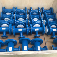 Raccord en T égal en acier forgé sans soudure, doublé PTFE, taille personnalisée FUHAO DN 65, avec bride, respectueux de l'environnement, pour applications chimiques