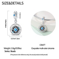Breloques plaquées argent de qualité supérieure pour femmes, pendentifs Cœur, Appareil photo et Boîte aux lettres, perles de bracelet DIY, vente en gros directe usine
