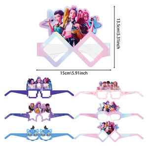 Vajilla de Fiesta con Temática de Anime K-POP, Grupo de Chicas Cazadoras de Demonios, Platos de Peluche, Artículos para Fiestas de Halloween y Pascua - Product Image 6