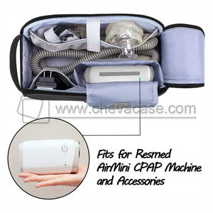Borsa da trasporto medica portatile personalizzata borsa da viaggio che trasporta custodia per macchina AirMini <span class=keywords><strong>CPAP</strong></span> e accessori - Product Image 6