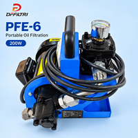 Unit Filter Oli Mini PFE-6 Mesin Pemurni Oli Bekas Portabel Genggam 0.6 MPa Baru