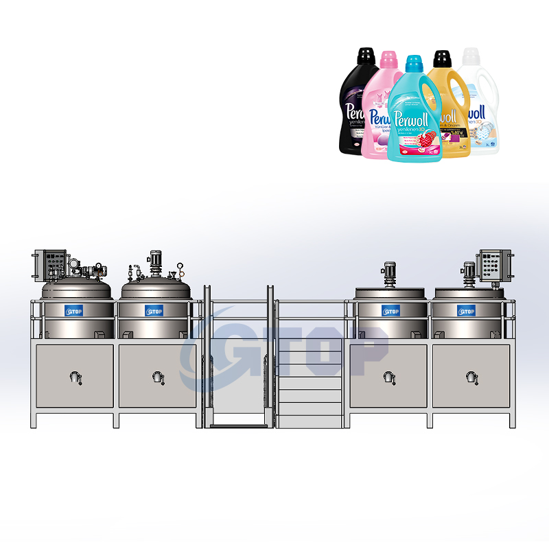 GTOP 500L 1T 2T 5T Миксер для жидкого химического геля оборудование машина для производства жидкого мыла дезинфицирующее средство для рук смешивающий бак растушечное оборудование