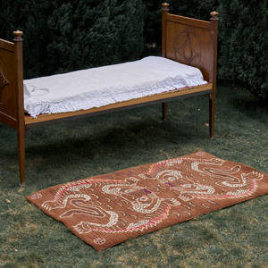Alfombra de Lana Tejida a Mano Tradicional Master Weaver con Estampado Animal, Rectangular, Ecológica, para Sala de Estar y Dormitorio - Product Image 2