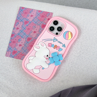 Coque de téléphone portable antichoc en silicone véritable avec motif moulin à vent sportif et mignon pour iPhone 15/14/13/12/11 Pro Max