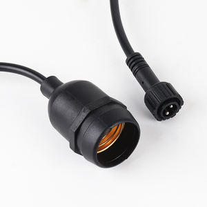 वॉटरप्रूफ कॉर्ड 1000ft आउटडोर विद्युत तार लैंप सॉकेट e26 <span class=keywords><strong>e27</strong></span> ई 27 लैंप धारक स्ट्रिंग लाइन - Product Image 4