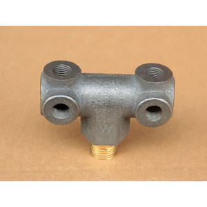 Support de commutateur de compresseur d'air en fonte, base de montage de valve à quatre voies pour raccords de compresseur à piston - Product Image 2