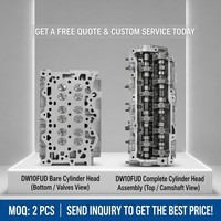 GOLDMAX DW10FUD 2.0L BlueHDi Culasse AMC 908497 pour Peugeot Boxer 3008 Traveller Citroën 2.0 HDi 1609073180 16V Diesel