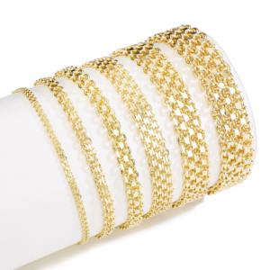 Pulsera de Cadena de Diseño Clásico y Moderno, Unisex, Elegante, con Baño Electrolítico, Venta al Por Mayor, Estilo Neutral - Product Image 1