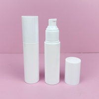 Flacon pulvérisateur de lotion blanc sur mesure 100ml 120ml 150ml 200ml avec bouchons blancs en PET, flacon pulvérisateur cosmétique vide pour faux cils