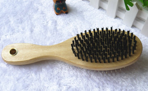 Big Size Dual Sided Manico In Legno Pet Gatto Del Cane di Animale Capelli Barboncino Pelliccia Grooming Pennello Con La <span class=keywords><strong>Spazzola</strong></span> e Pettine In di un - Product Image 6