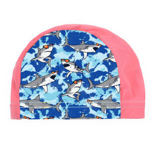 Gran oferta, <span class=keywords><strong>gorro</strong></span> de natación para <span class=keywords><strong>piscina</strong></span> para niños, logotipo personalizado impreso, elástico, diferentes tamaños, patrones de sublimación para niños, <span class=keywords><strong>gorro</strong></span> de natación de poliéster - Product Image 4