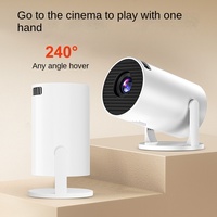 Proyector HY200 para Cine en Casa Inteligente 240 °   Proyector HD Portátil con WiFi y Función de Duplicación de Pantalla en Cuatro Esquinas Giratorias