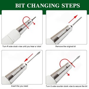 Máquina pulidora de uñas, máquina de manicura de Corea del Sur, mango H200, taladro de uñas, pluma, máquina pulidora eléctrica, herramienta para uñas - Product Image 2