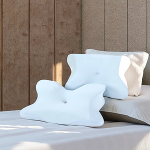 <span class=keywords><strong>Cuscino</strong></span> Cervicale in Memory Foam a Contorno di Farfalla per Coppie, Anti-Pressione, con Cerniera, Protezione <span class=keywords><strong>Decubito</strong></span>, Sollievo dal Dolore al Collo - Product Image 1