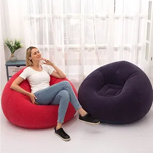 Sofa Inflatable outdoor Flocking Sofa Chair Indoor single chair is suitable for students children and adults colorful chair