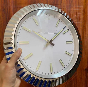 Nhà máy bán hàng trực tiếp của 14-inch Chất lượng cao sang trọng đồng hồ đồng hồ. Chấm công chính xác, hoạt động im lặng với ánh sáng ban đêm. - Product Image 5