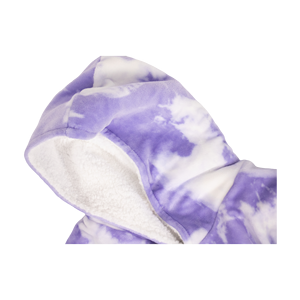 Manufacturer Wholesale Tie-Dye Printed Hoodie <b>Blanket</b> Wearable <b>Kids</b> <b>Blanket</b> Hoodie - Product Image 4