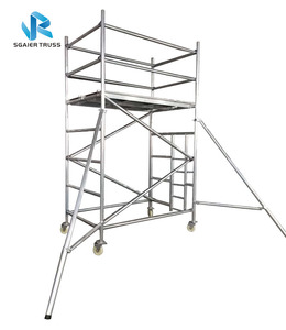Andamio de aluminio con estructura compacta, operaciones de construcción aplicadas - Product Image 6
