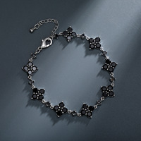 Bracelet unisexe de luxe trèfle à quatre feuilles 2026 entièrement serti de diamants avec zircone cubique étincelante incrustée, bijou de niche haut de gamme