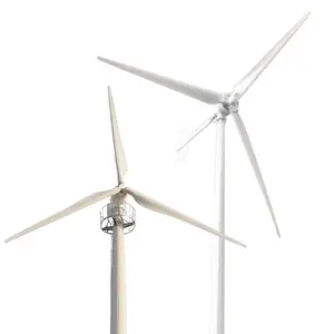 Turbine éolienne horizontale grande 20kw 10kw 220v 380v CE 3 phases alternateur à aimant Permanent 3 pales générateur d'éolienne pour la maison