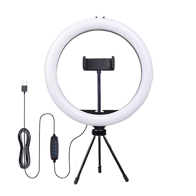10inch Led Ring Light 4800-5200k 26cm for Tiktok Live Streaming Selfie Ring Light With Tripod Stand Light 10 Inch