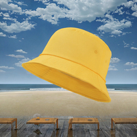 Chapeau de soleil pliable d'été en velours 100% coton, motif argyle, logo imprimé, chapeau de voyage décontracté