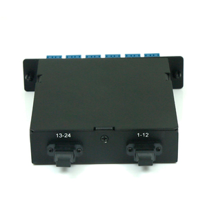 Casete de Fibra Óptica Monomodo MPO MTP de 12 LC Dúplex y 24 Fibras para Panel de Conexiones, Fabricación OEM - Product Image 5