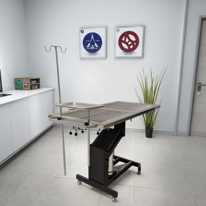 โต๊ะตรวจสัตว์เลี้ยงแบบไฮดรอลิกมืออาชีพ ทำจากสแตนเลส สำหรับการตรวจและผ่าตัดสัตว์ - Product Image 3