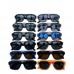 新しいカスタムロゴ入りメンズ・レディースアイウェア、フィットウェイグラス、スクエアシェイプ、高品質高級デザイナー、トレンドサングラス、キットバンドル付き - Product Image 3